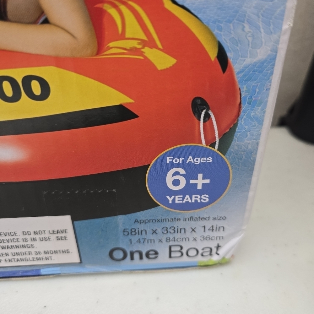 Intex Explorer 100 Inflatable Boat Ages 6+ - Picture 2 of 4